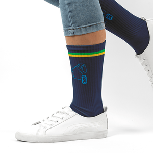 Meia Azul marinho Pista GPSP